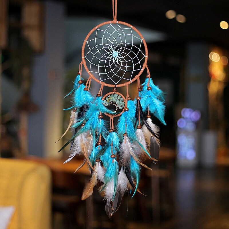 Feather Dream Catcher Handmade Native American Dream Catchers Bohe Wall Hanging