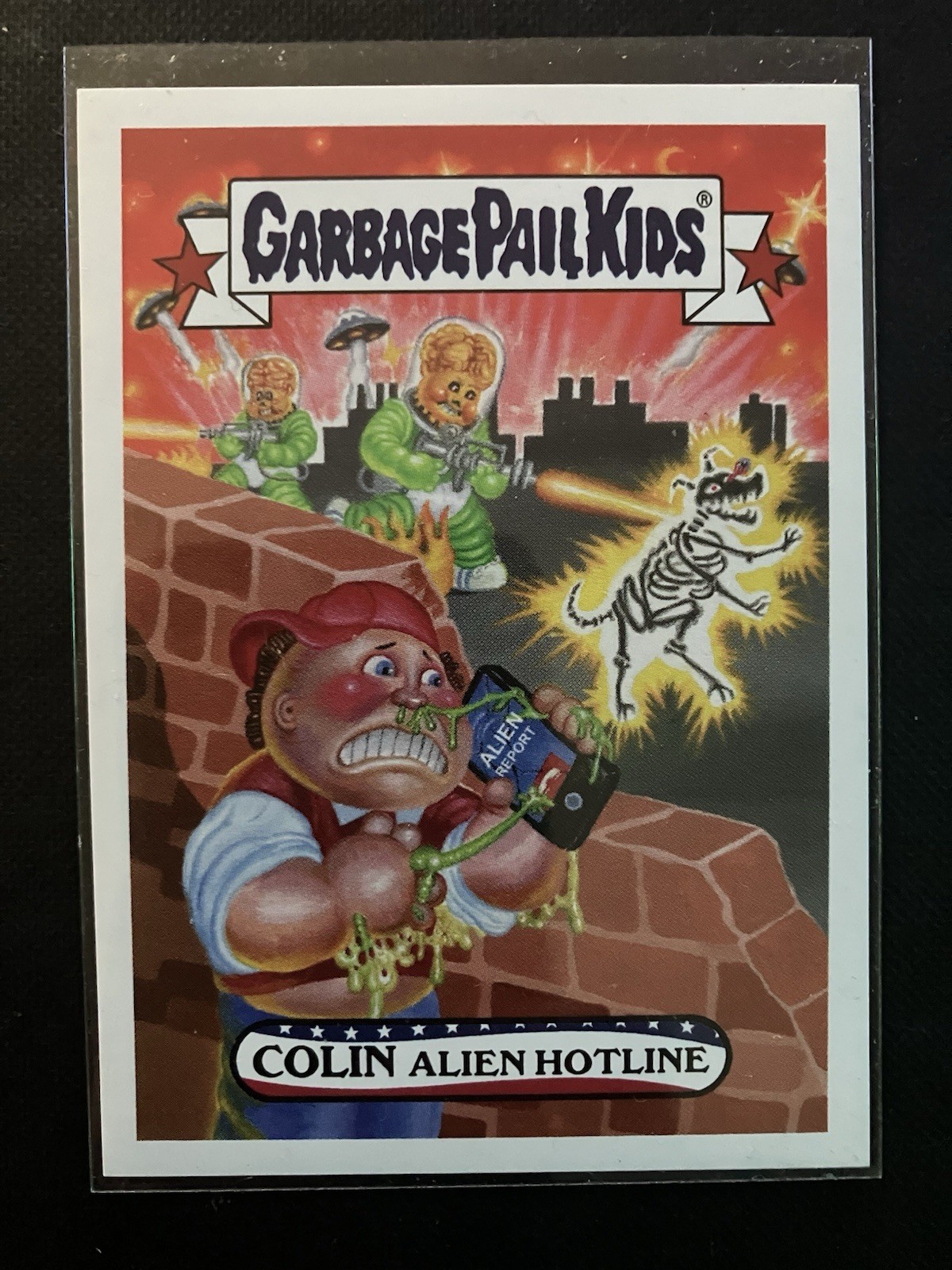 Topps Garbage Pail Kids Trumpocracy #2 Colin Alien Hotline