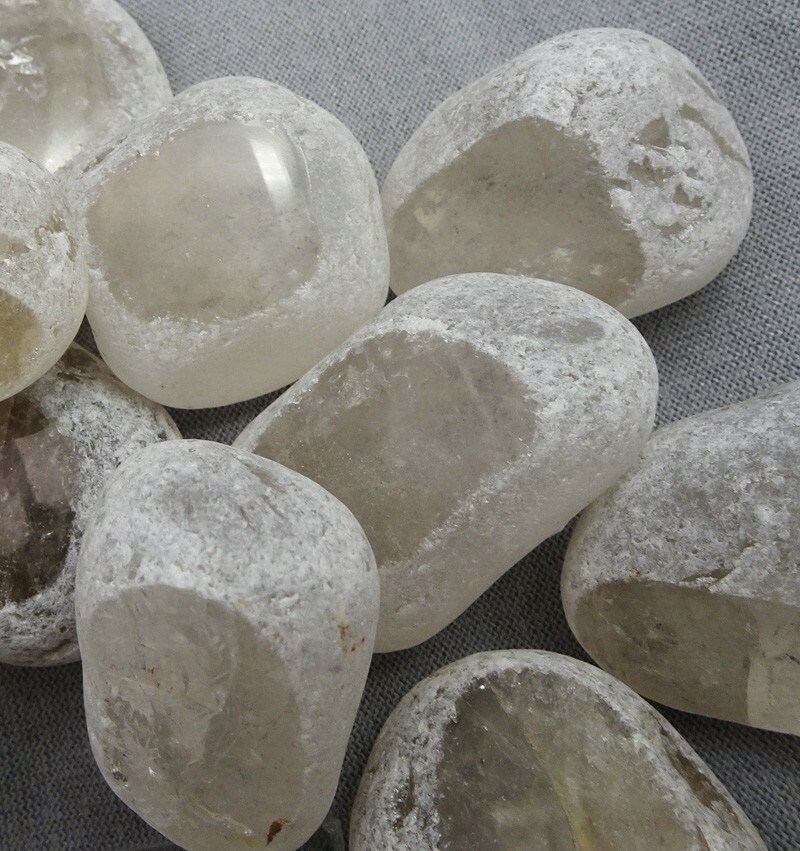 Clear Quartz Ema Eggs, Dreamer’s Stone, Seer Stone, Window Quartz, Brazil