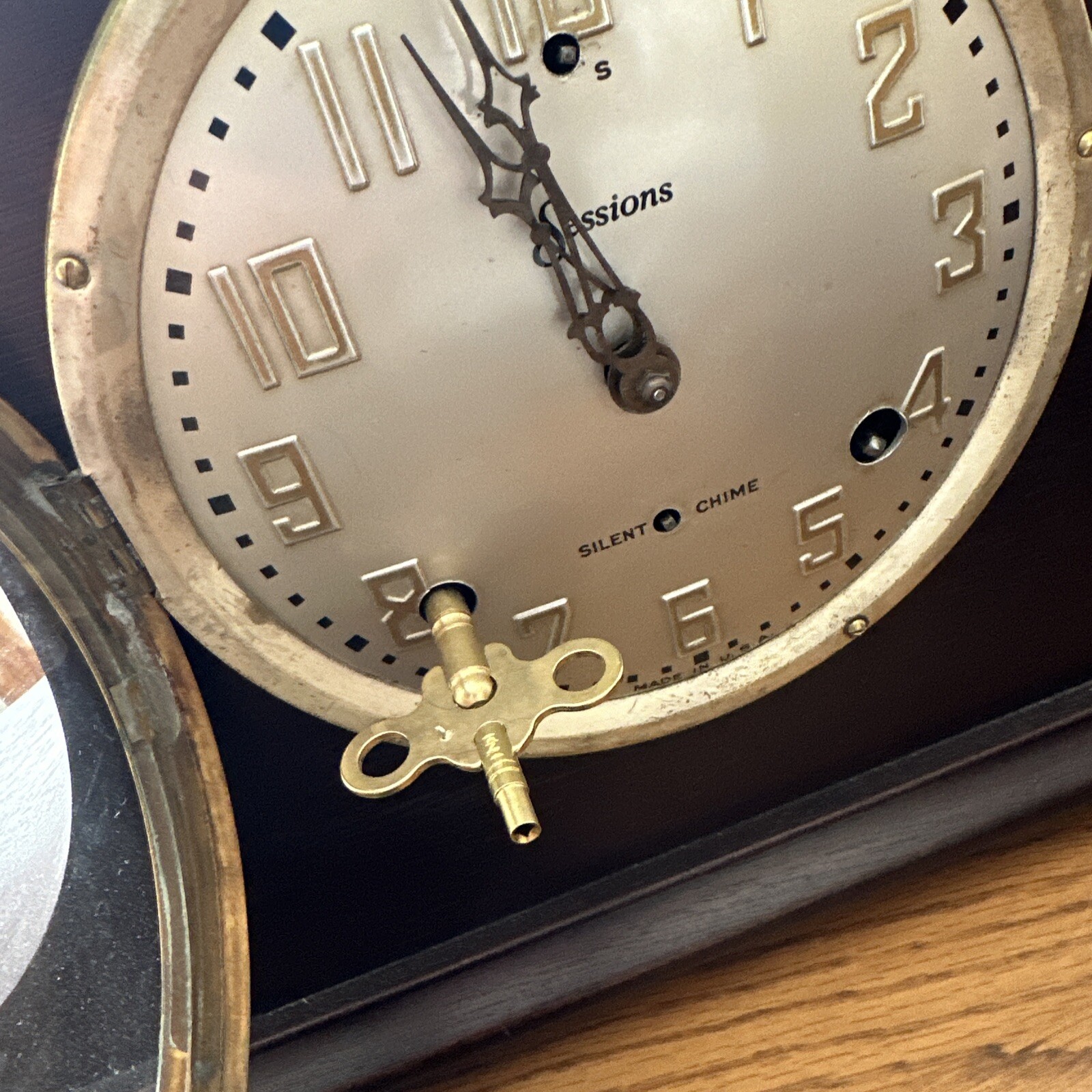 New Key for Sessions Westminster Clock “Silent Chimes” See Photos