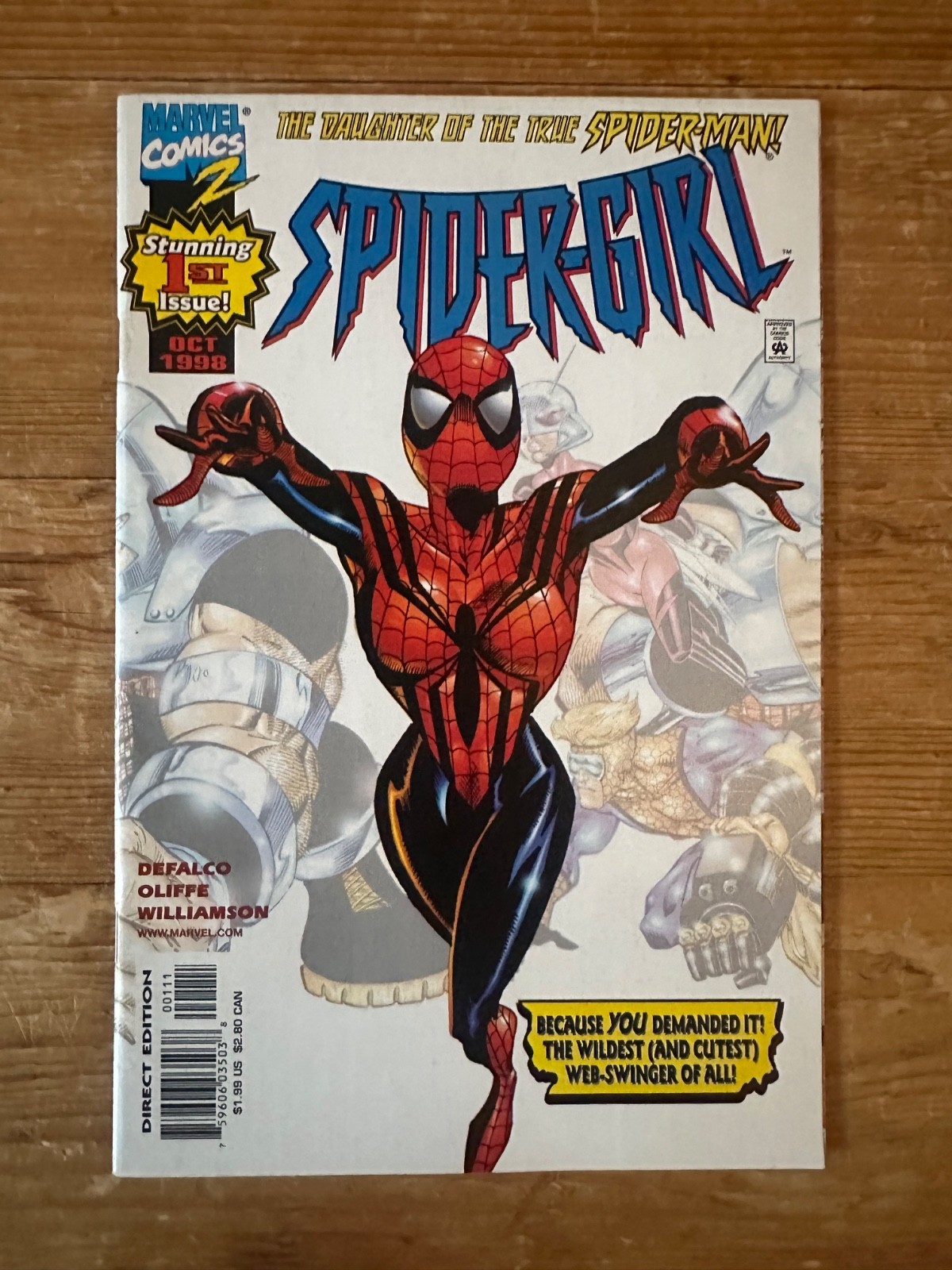 Marvel Spider-Girl Issue # 1 Key 1st Issue Oct 1998 – Nice!