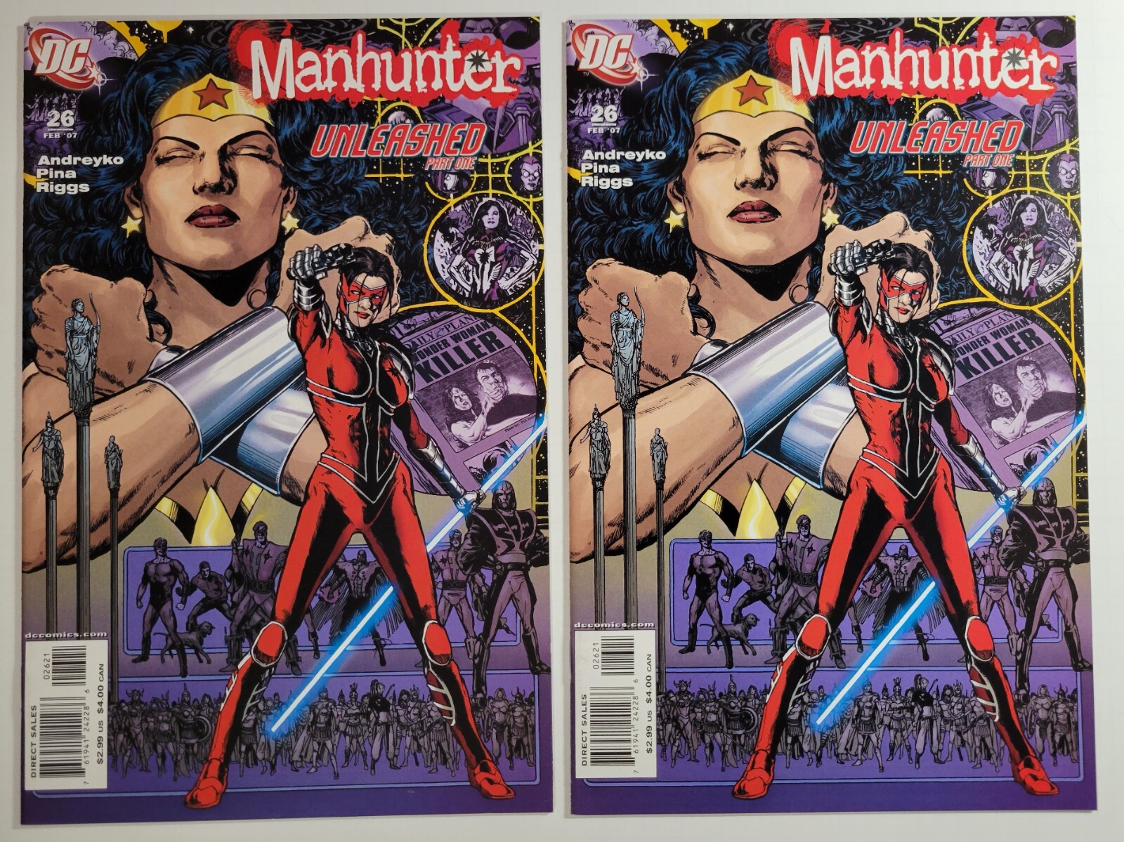 Green Lantern #21, Robin #168, Wondergirl #1, Manhunter #26 DC comics Lot of 7