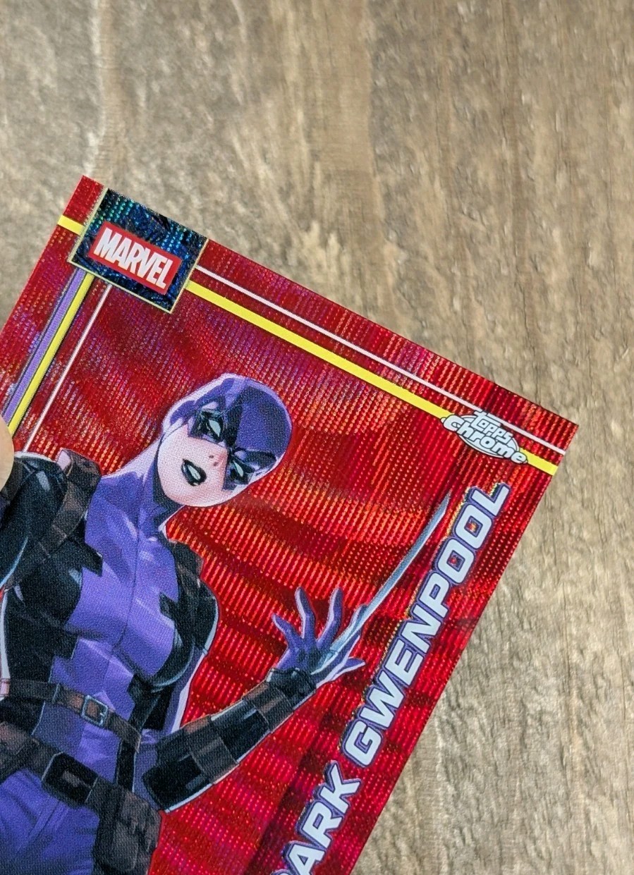 2026 Topps Chrome Marvel Comics #027 Dark Gwenpool RED 4/5