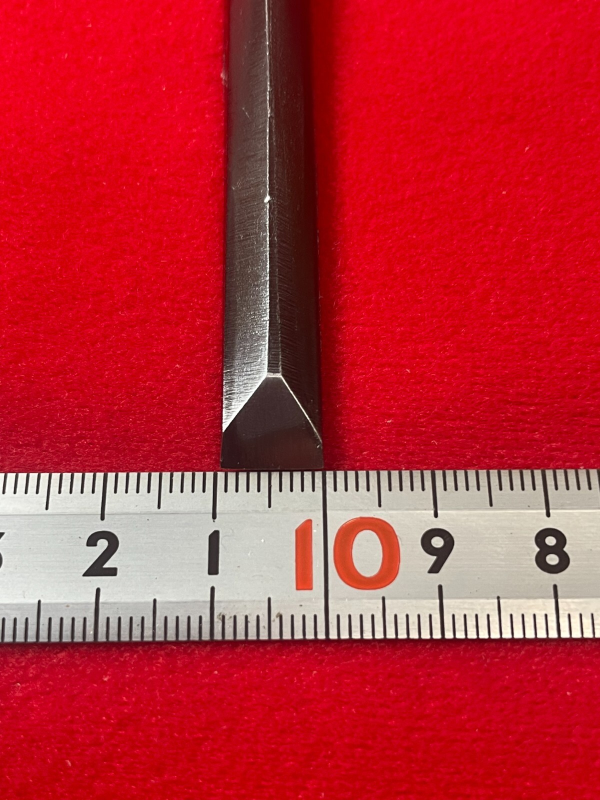 Japanese chisel dovetail chisel Shinogi nomi 鎬鑿 9mm Blue Steel#2 羽生康