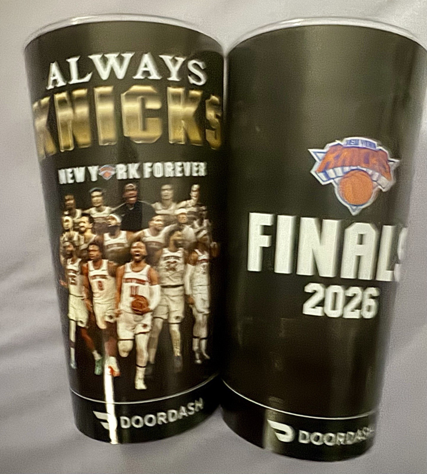 NY KNICKS 2026 FINALS SINGLE CUP MSG NYC NBA BASKETBALL NEW YORK PLAYOFFS