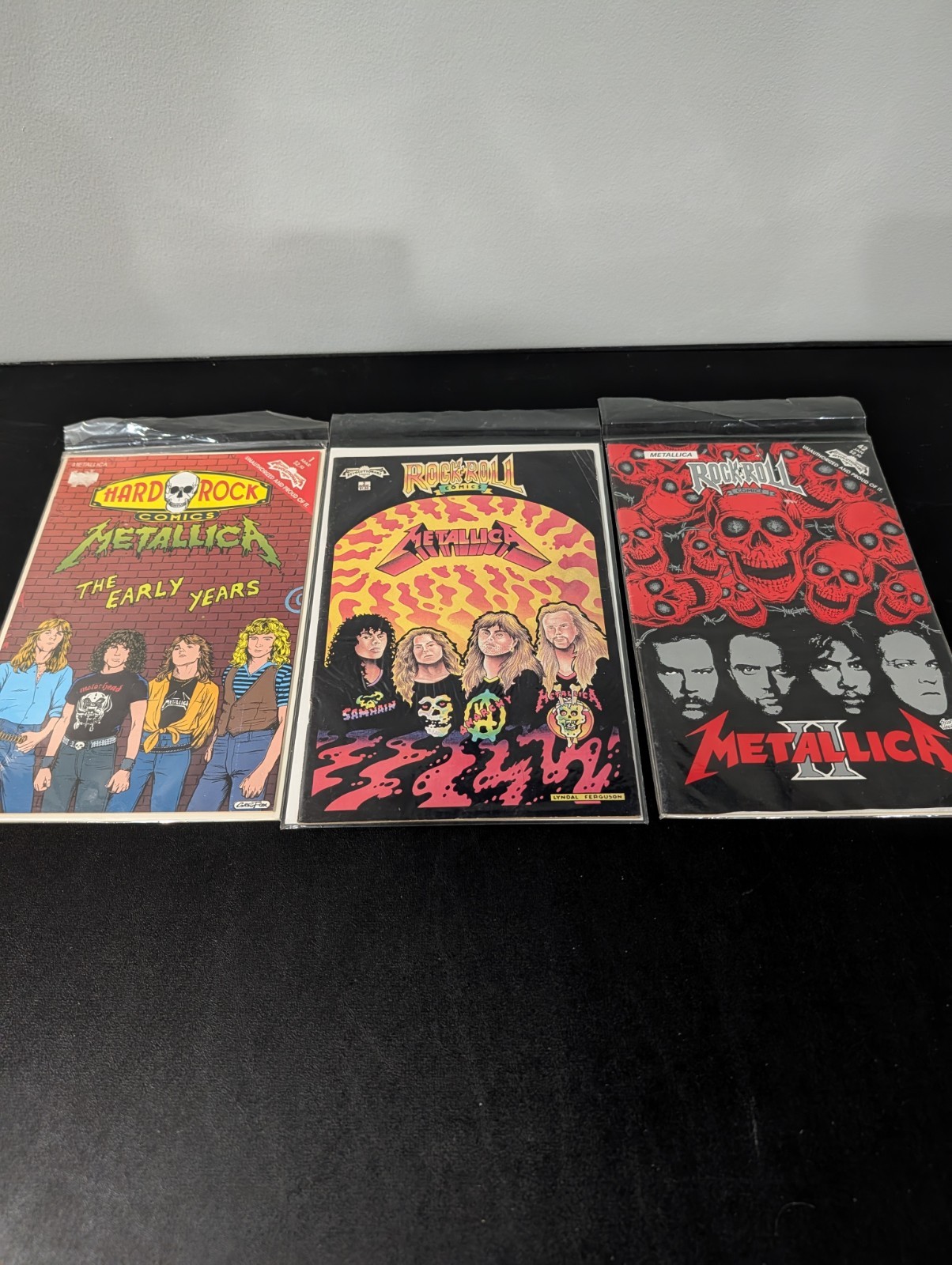 Metallica Revolutionary Rock N’ Roll Comics Hard Rock lot #1 #2 #42