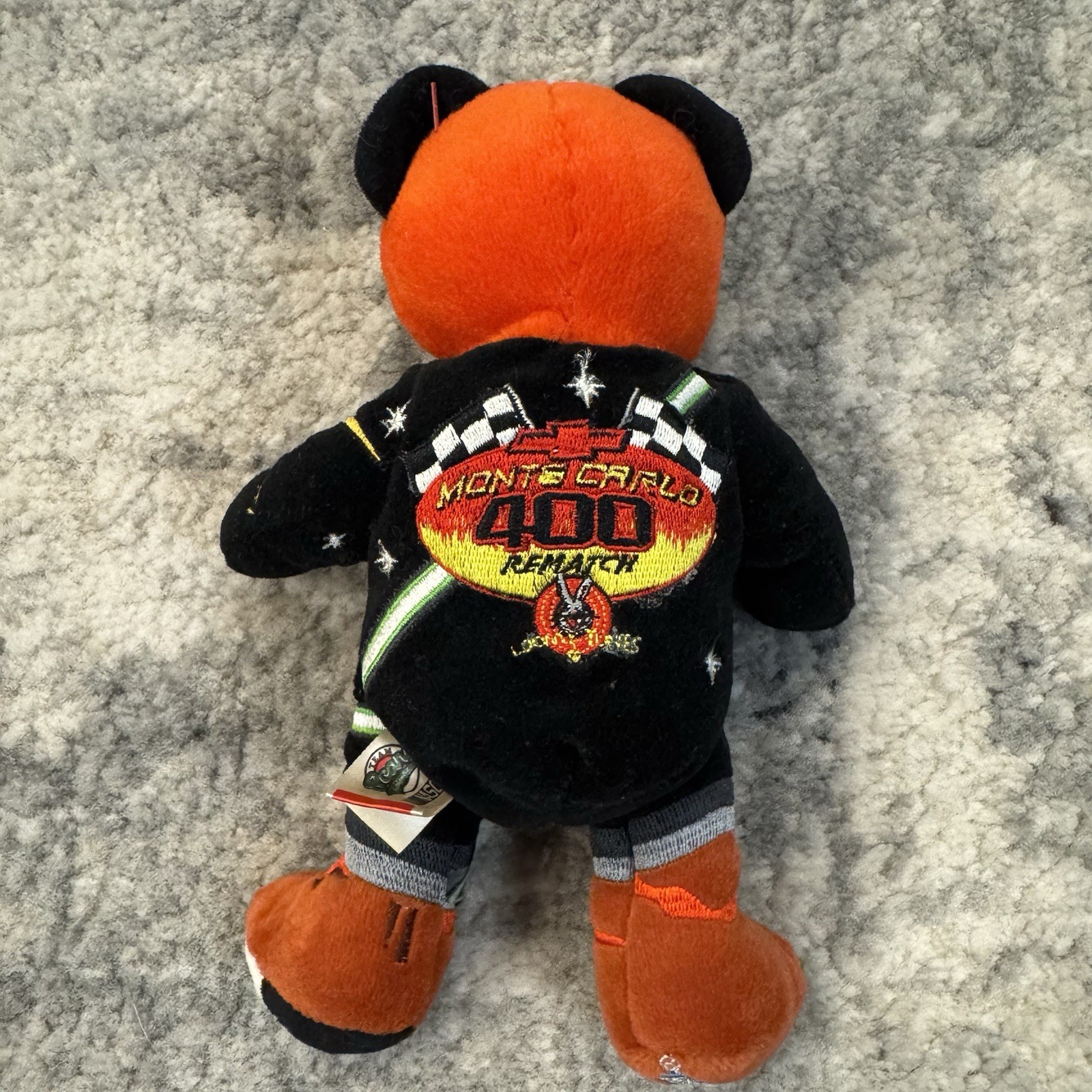 Looney Tunes Marvin The Martian × NASCAR #55 Plush Bear – Rare