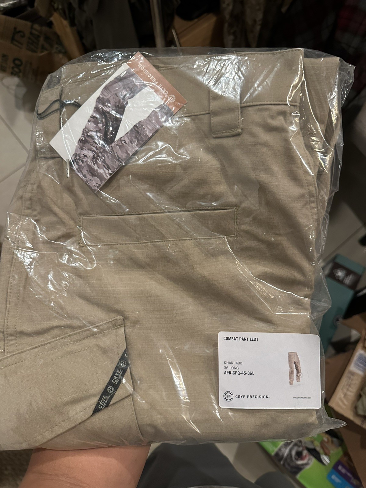 Crye Precision LE01 Combat Pants khaki, Size 36L