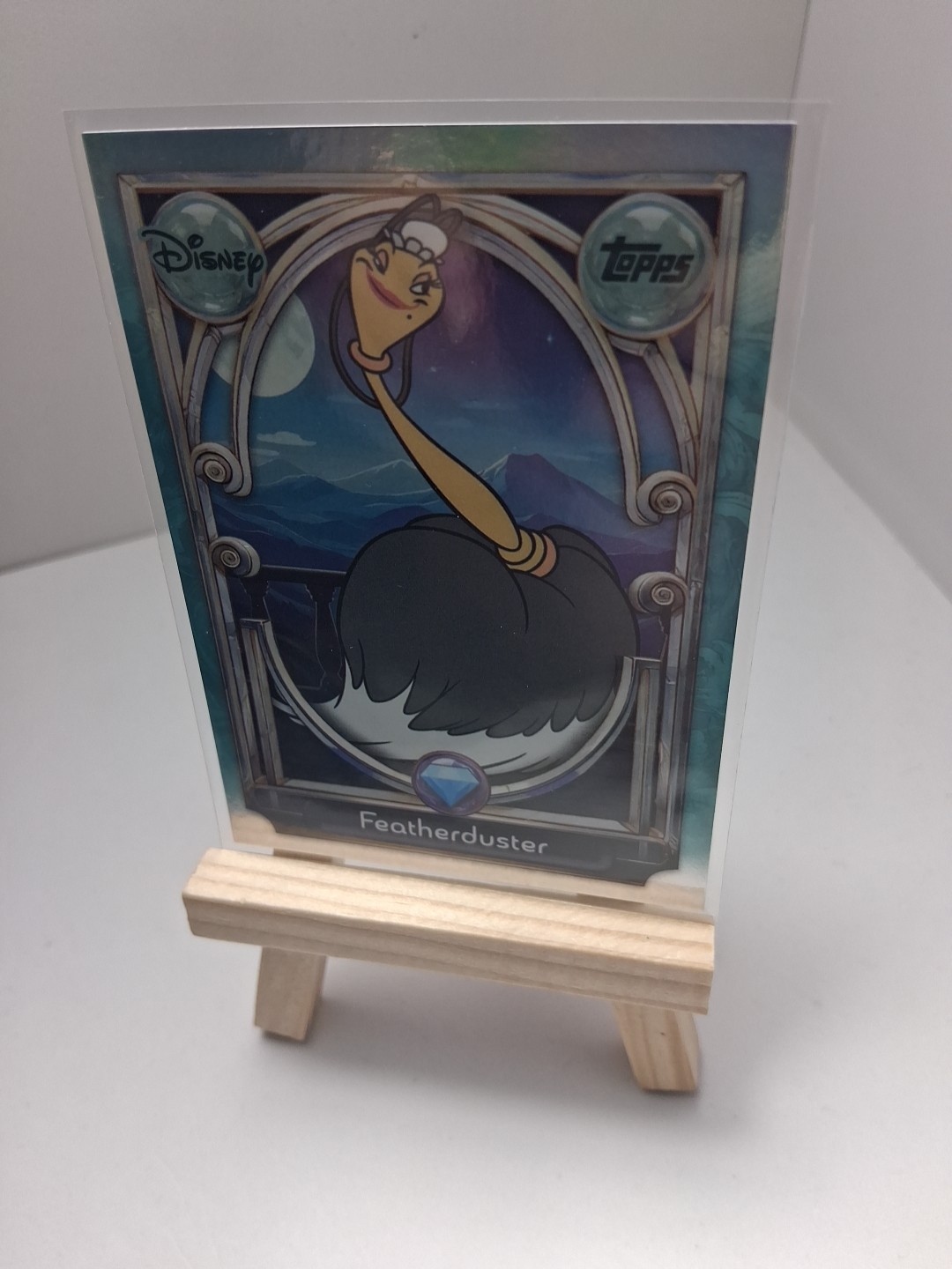 2025 Topps Disney Wonder Tier 2 Featherduster Diamond Card 129 Rainbow Foil NMM