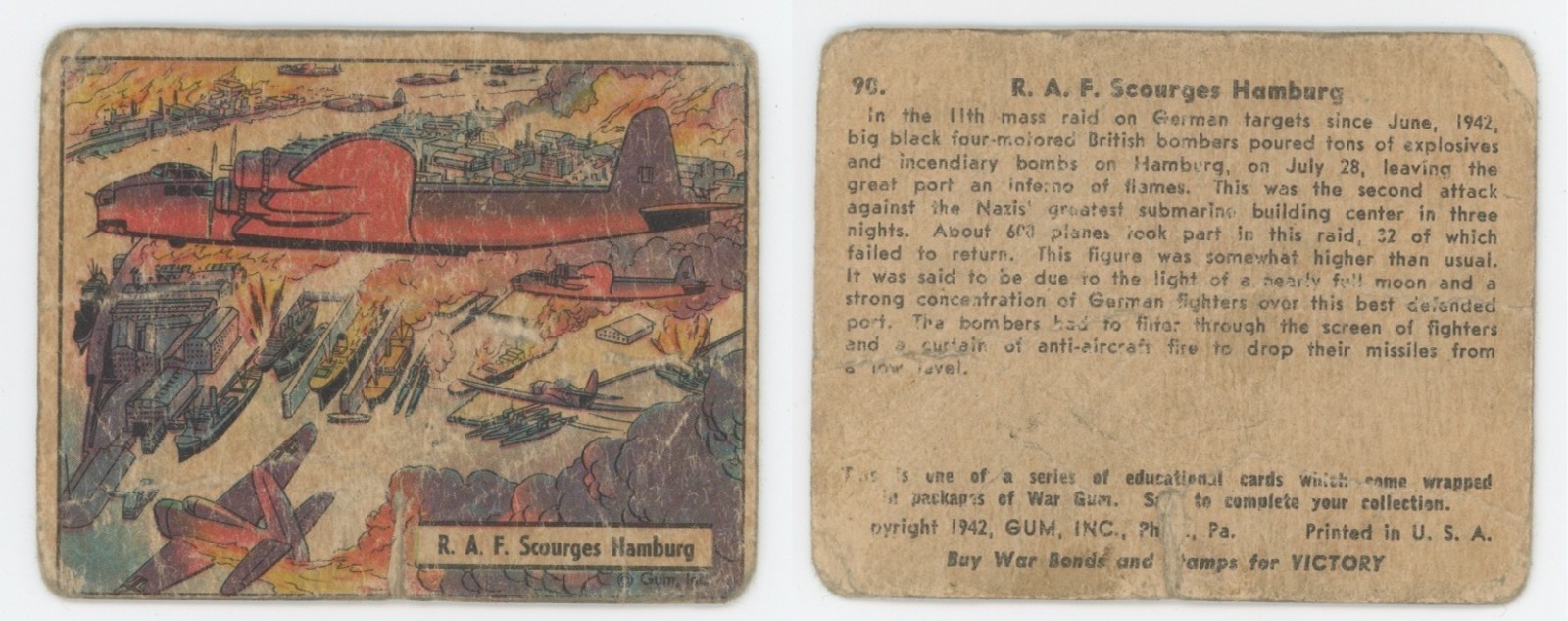 1941 & 1942 Gum Inc. Uncle Sam Cards – Lot of 20 WWII Soldier Marine Airman