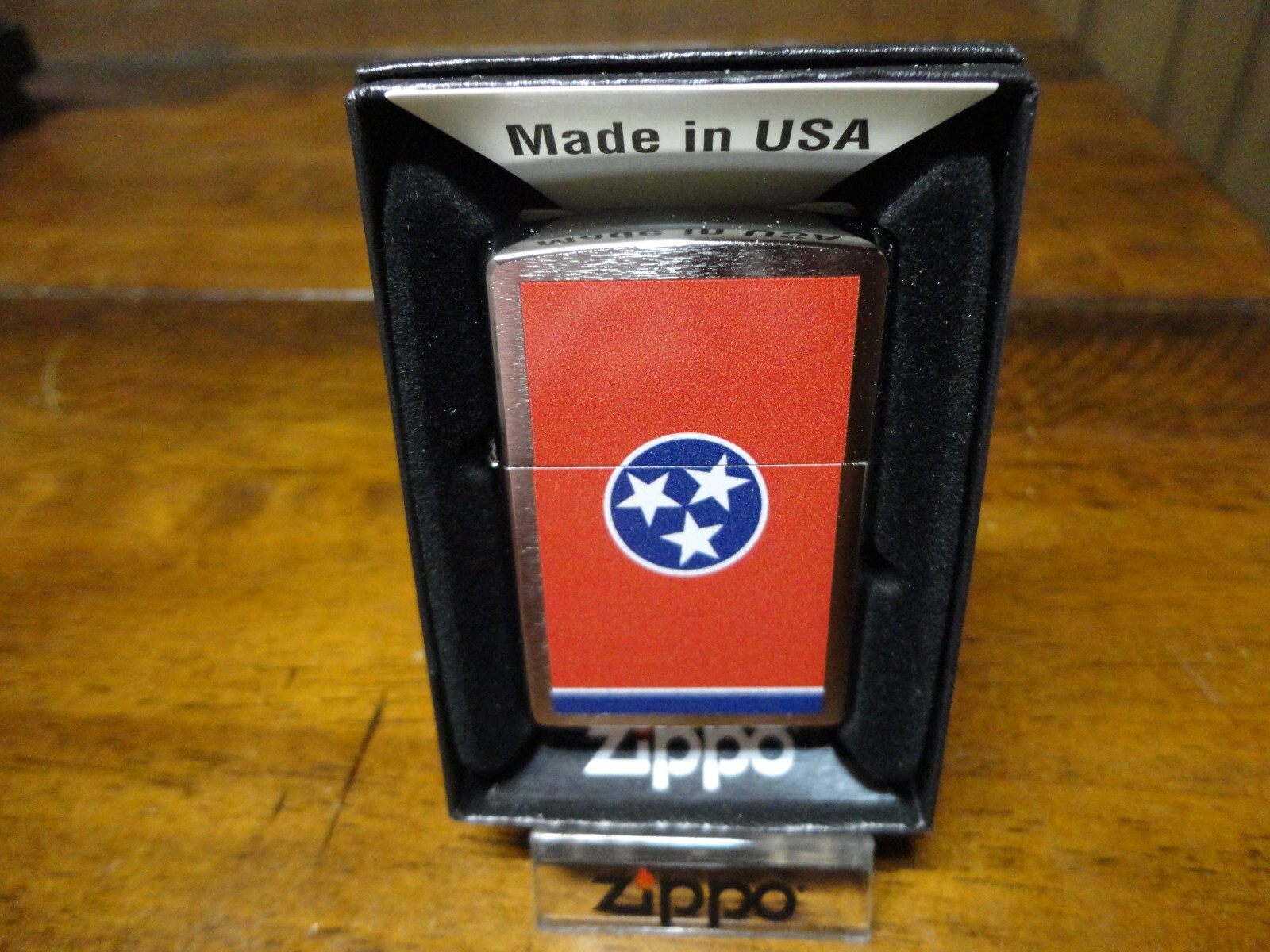 TENNESSEE STATE FLAG ZIPPO LIGHTER MINT IN BOX