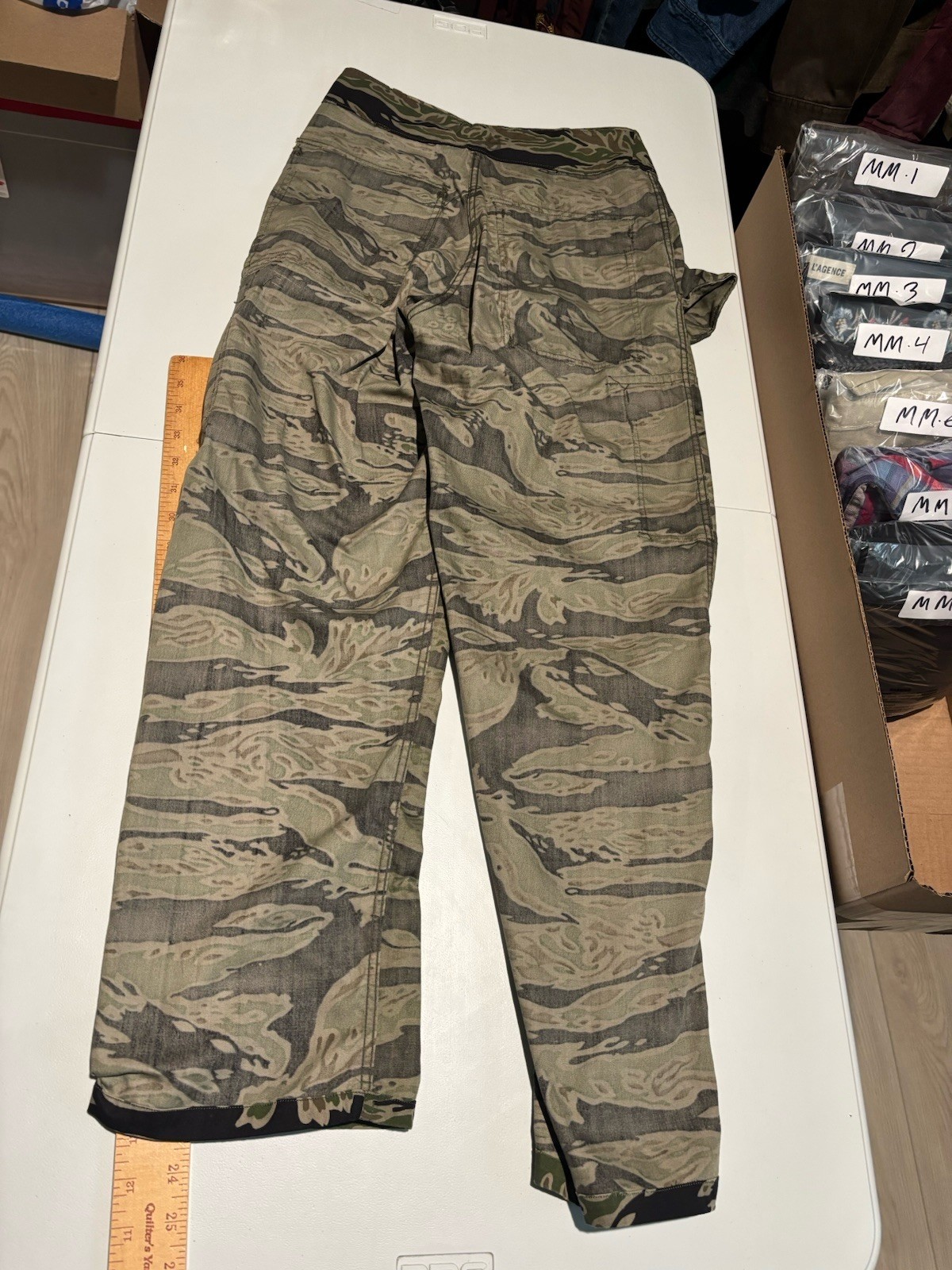 Vietnam War Tiger Stripe Camo Pants Cargo Lightweight Jungle 26×27.5