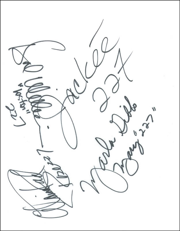 227 TV CAST – AUTOGRAPH WITH CO-SIGNERS