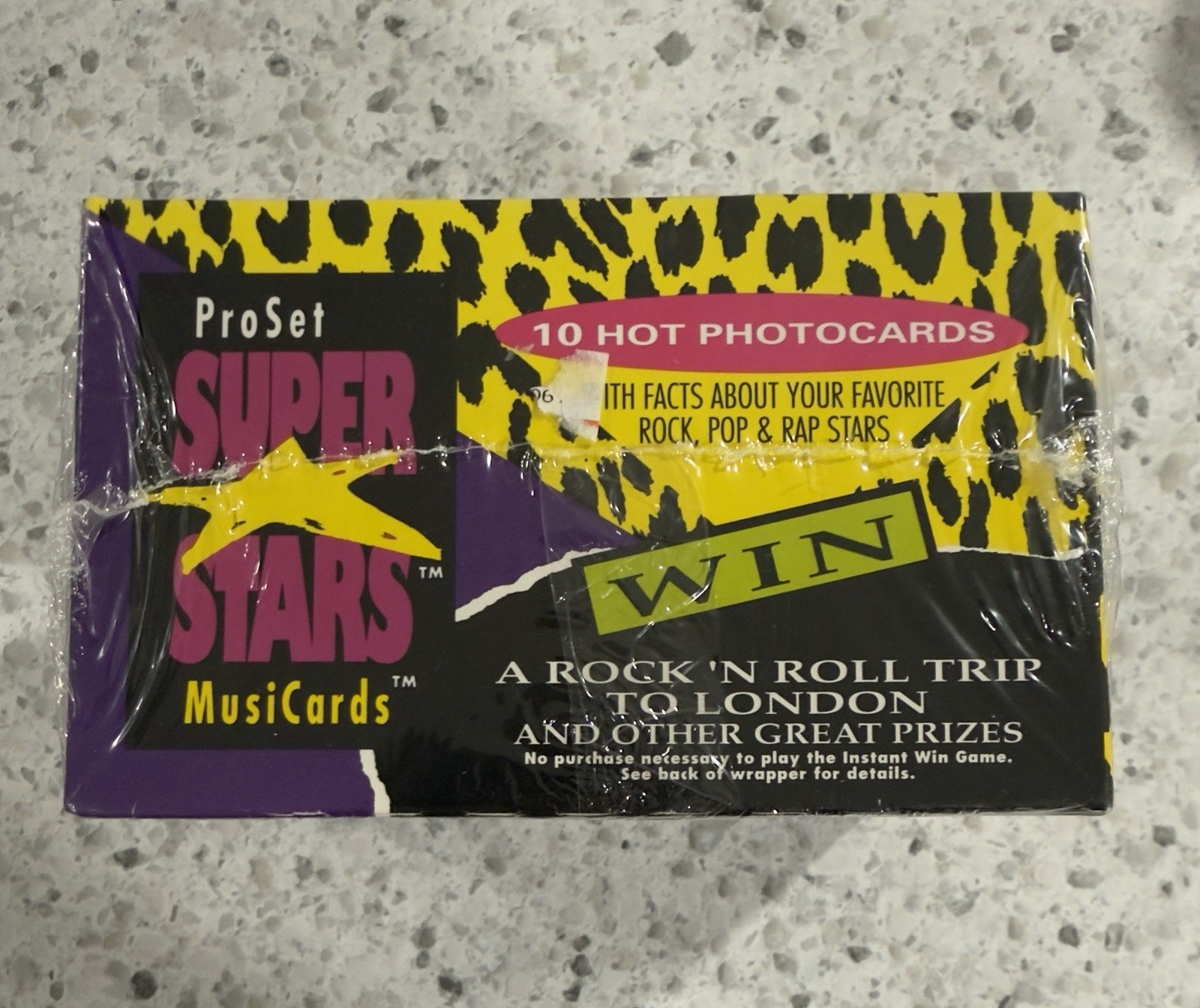Pro Set Super Stars Musicards – Series 1 – Box New Factory Sealed