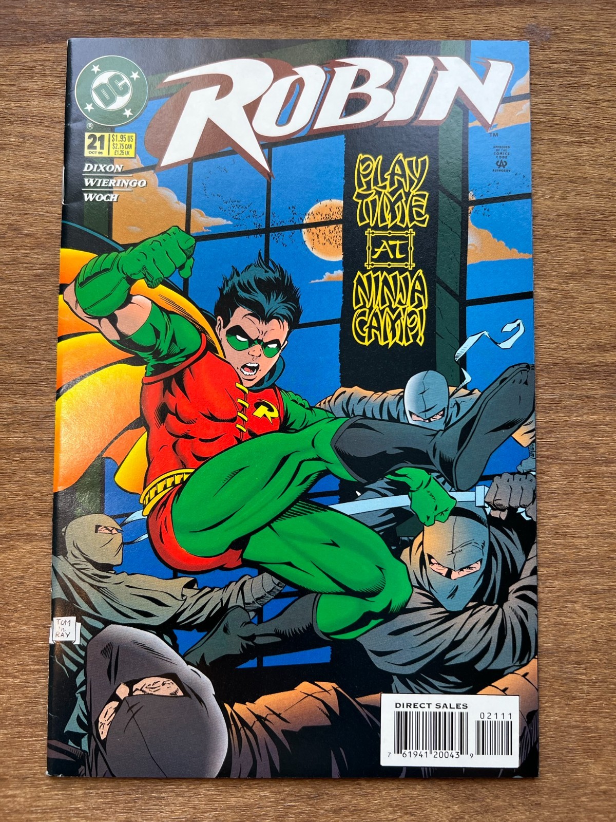 Robin 21 DC Comics Tim Drake Batman Alfred Chuck Dixon Mike Wieringo 1995