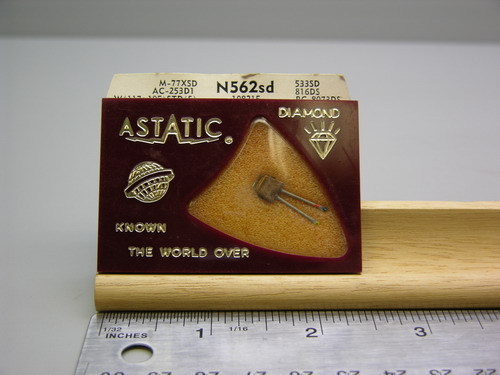Astatic N562-sd .7M Diamond/3 Mil Sapphire Phono Needle
