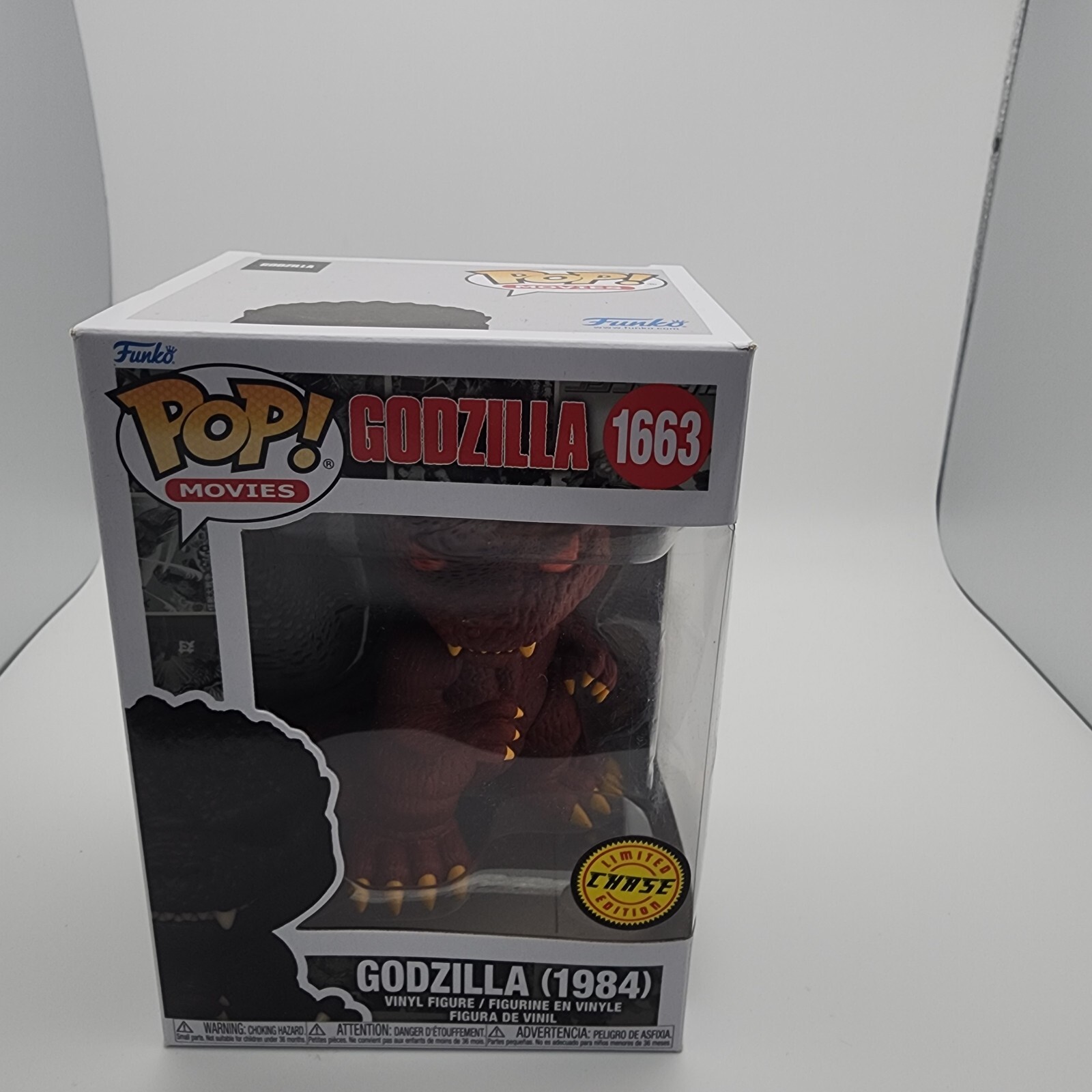 Funko Pop! Godzilla 70th Anniversary POP Godzilla 1984 CHASE IN HAND SHIPS FAST