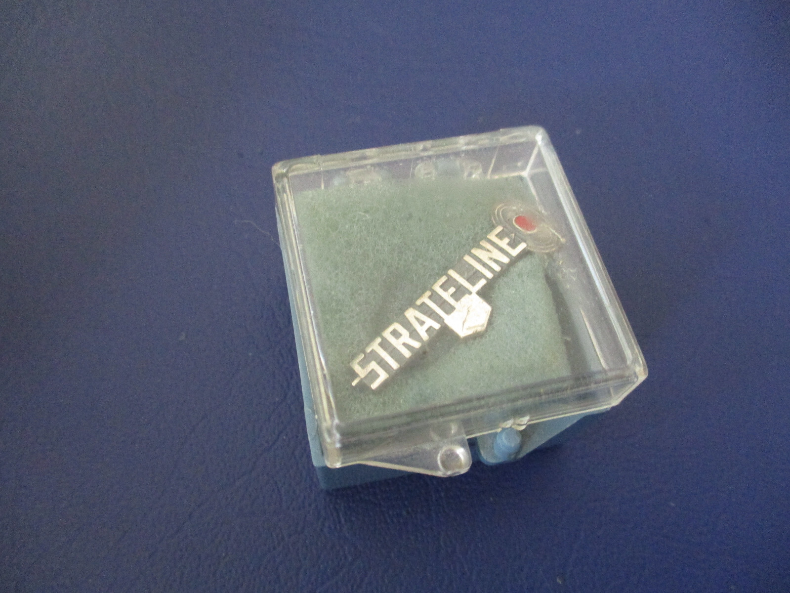 Strateline Trucking Michigan Service Award Lapel Pin Sterling Silver *
