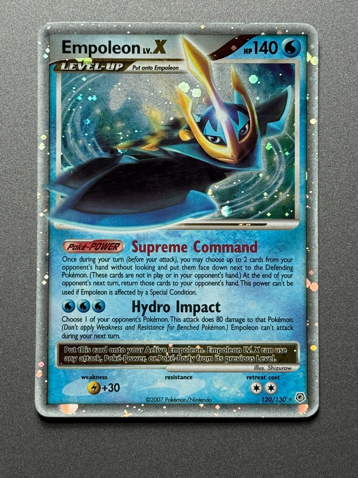 Empoleon Lv.X 120/130 Diamond And Pearl DP Pokemon Card