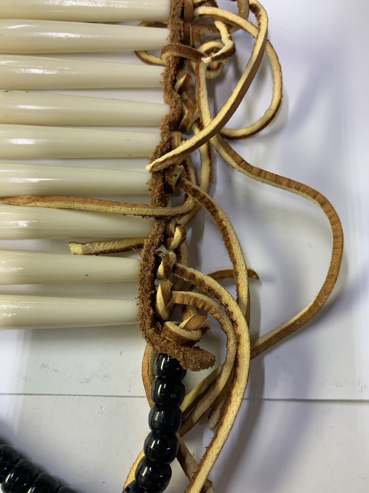 Decorative Native American Style Breastplate Bone Hairpipe Beads? W/choker READ