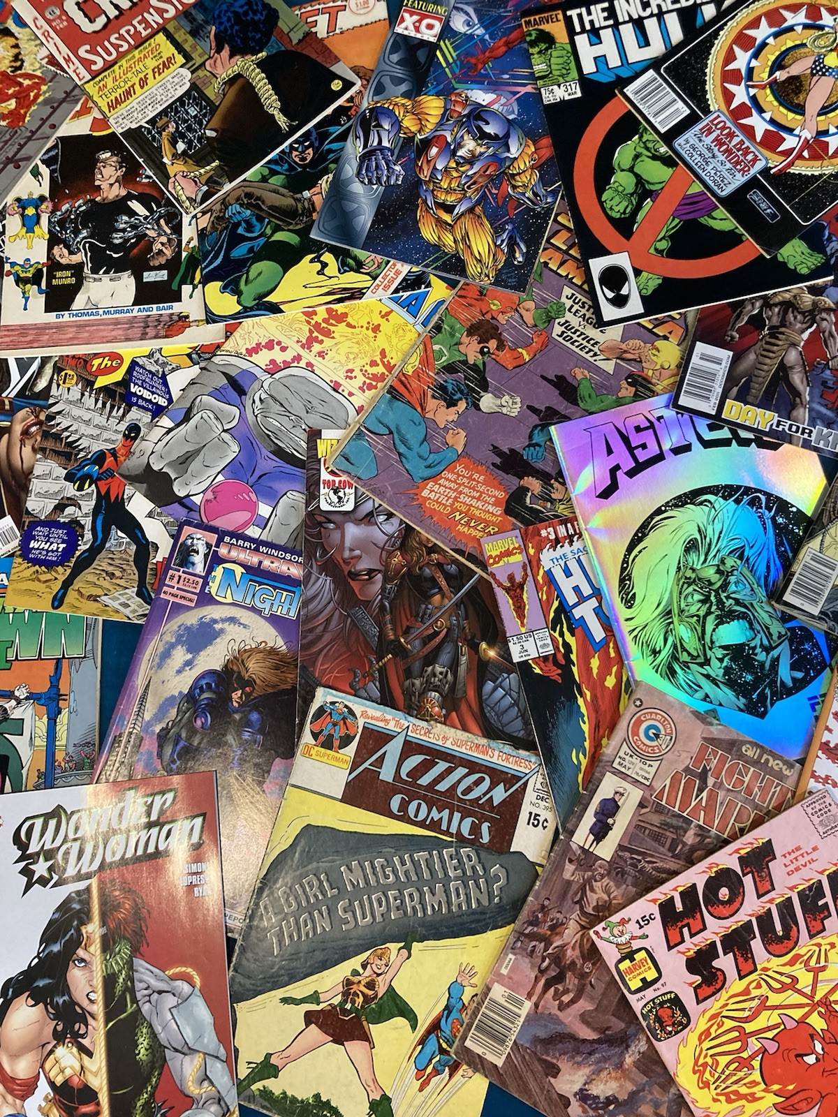 15 Comic Book Lot Grab Bag Random Marvel, Image, and DC Silver Bronze Modern Age