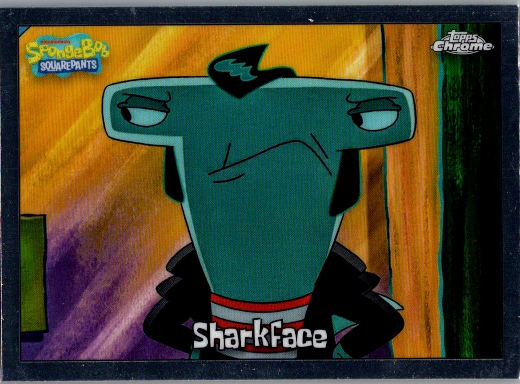 2025 Topps Chrome SpongeBob SquarePants 25th Anniversary #185 Sharkface