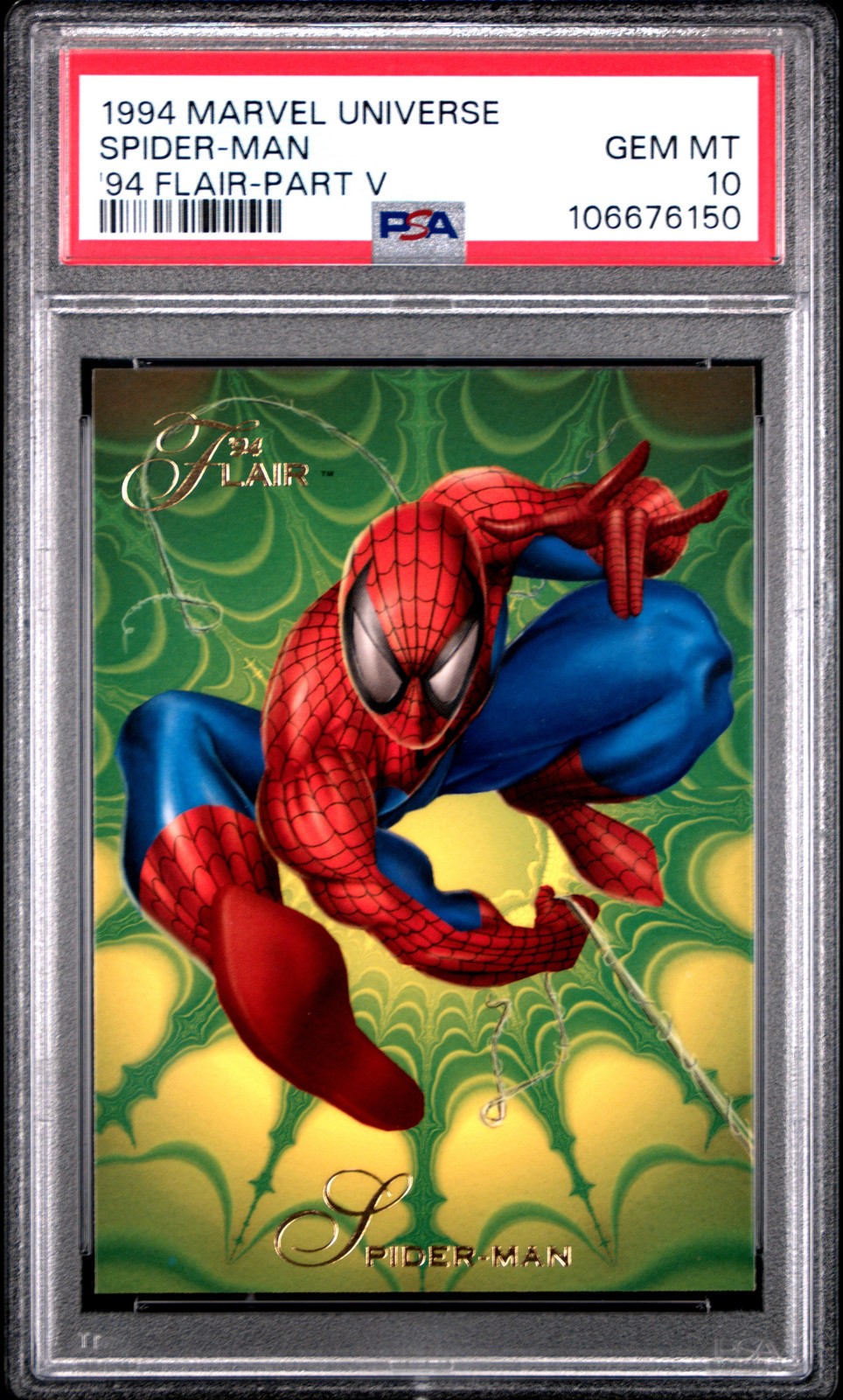 1994 Flair Marvel Annual #NNO Spider-Man PSA 10