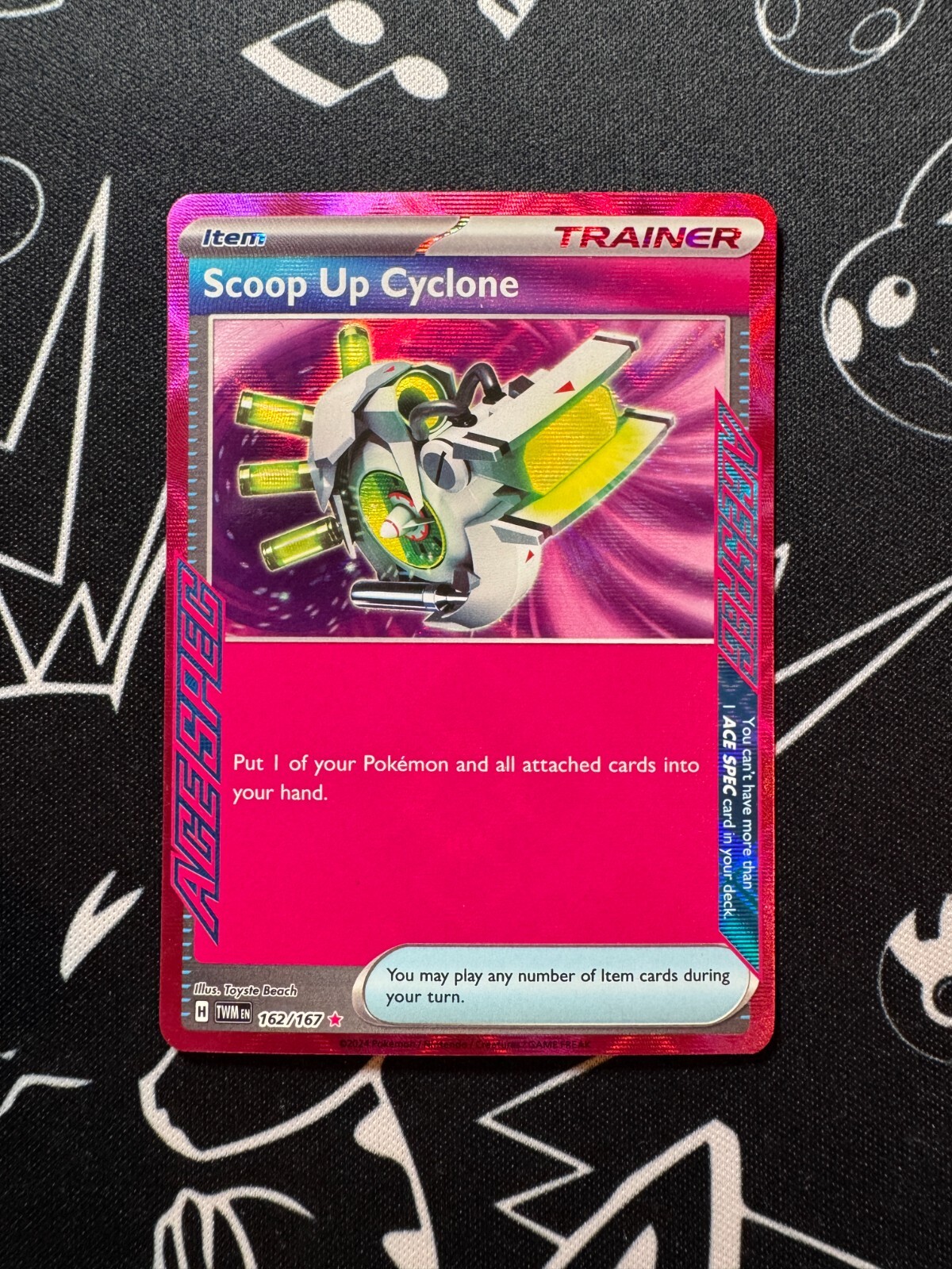 Scoop Up Cyclone 162/167 Pokemon TCG S&V Twilight Masquerade Ace Spec English