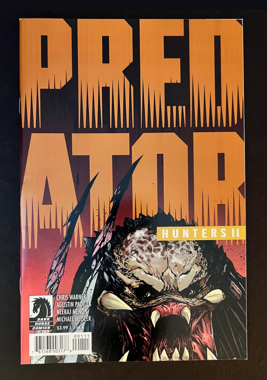 PREDATOR: HUNTERS II #1 Hi-Grade By CHRIS WARNER Dark Horse 2018