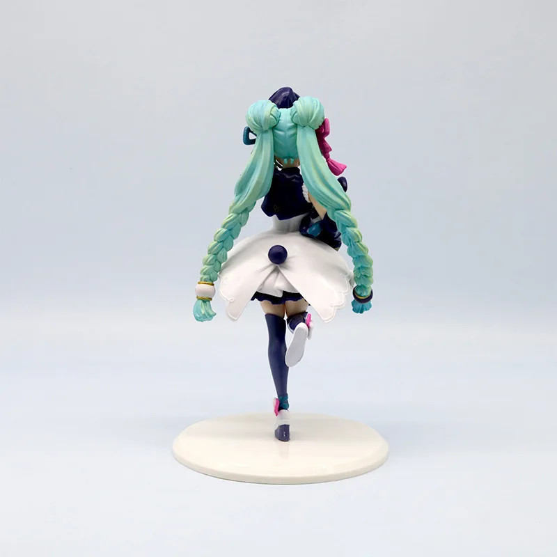 Hatsune Miku Desktop Cute Action Figure 18cm Neko T-Shirt Ver. Anime Figurine