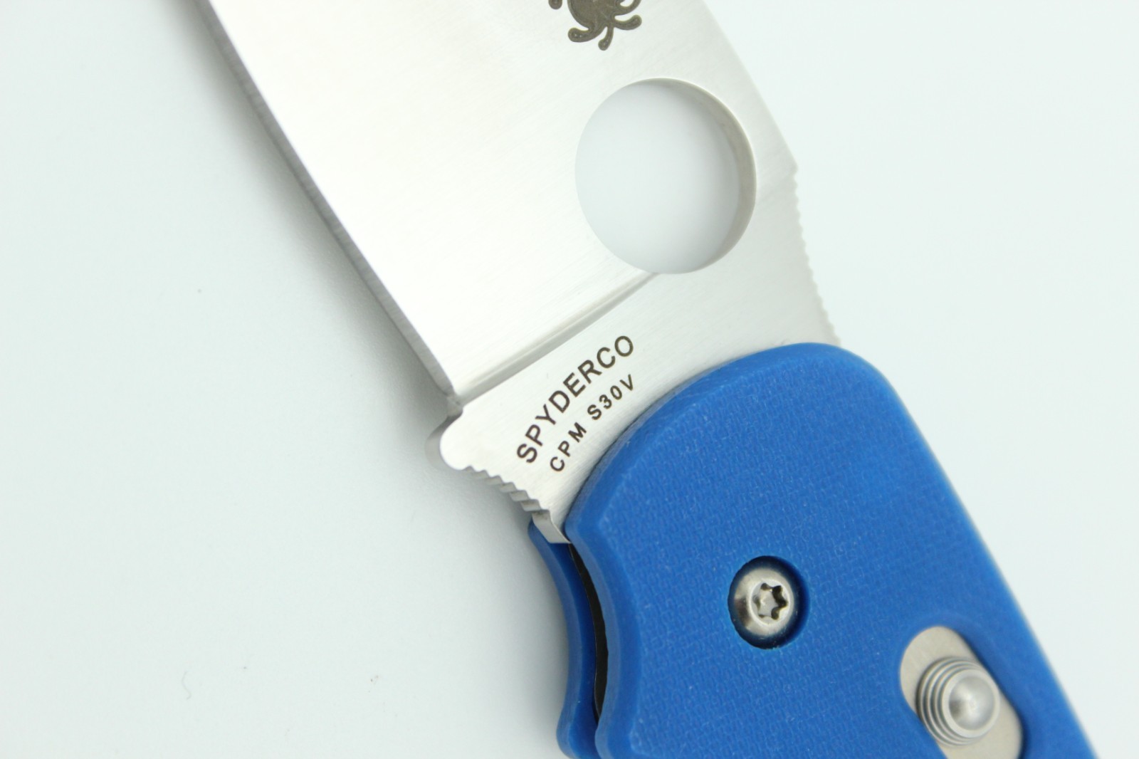 Spyderco Cobalt Blue Sage 3 Pocket Knife CPM S30V