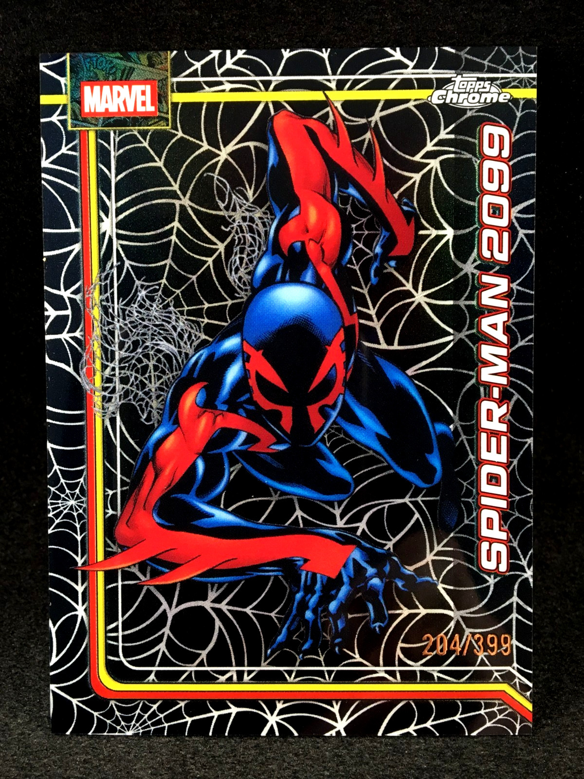 Spider-Man 2099 2026 Topps Chrome Marvel SPIDER-WEB REFRACTOR /399 #164