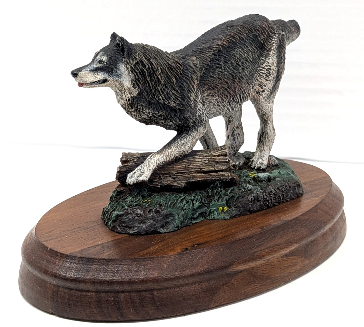 1983 Hamilton Collection Timber Wolf Great Animals of the American Wilderness