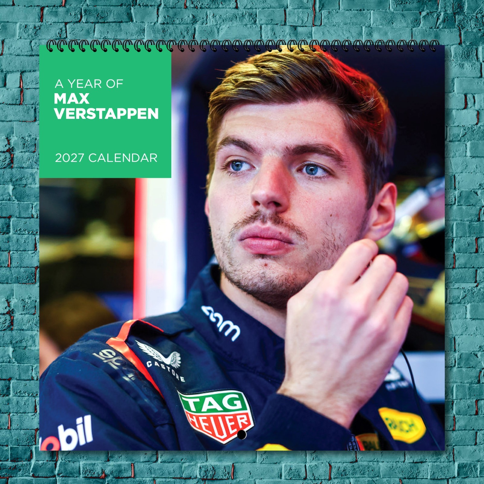 Max Verstappen 2027 Wall Calendar 12 Month Celebrity Photo Fan Collectible