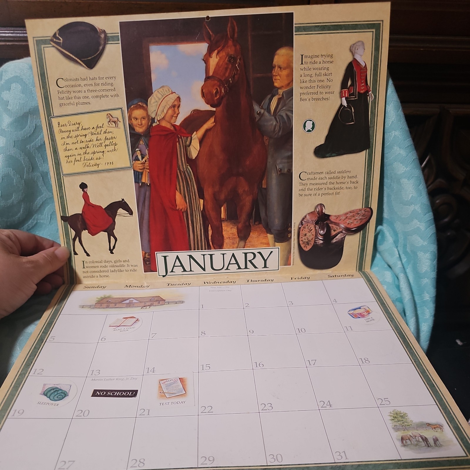 The American Girl Keepsake Calendar: 1997 (great condition, Gently used)