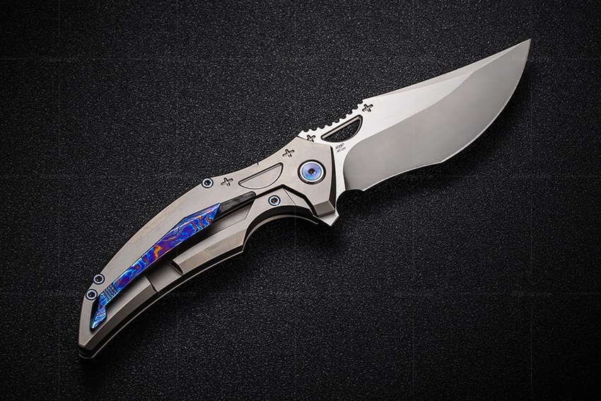 Rike Knife S05 Framelock Gray Ti M390 3.5″ Blade – BNIB – READ