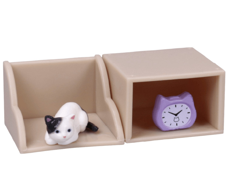 Shelf Cat Complete 4 Types Full Set Capsule Toy Gacha Figure Japan NEW