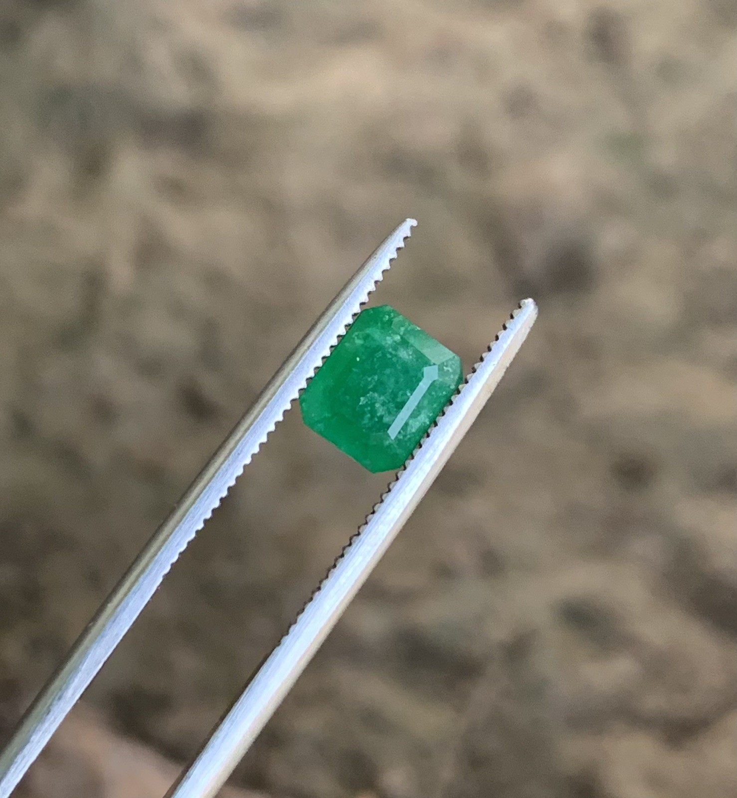 0.80 Ct Natural Emerald Loose Gemstone From Swat Pakistan.