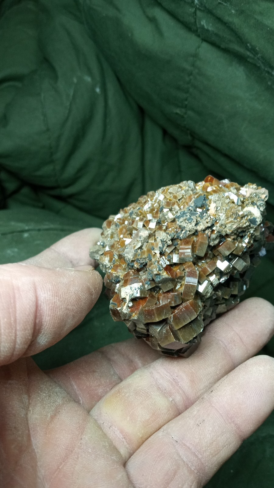 3 inch 13 oz VANADINITE Crystal cluster MIBLADEN MOROCCO