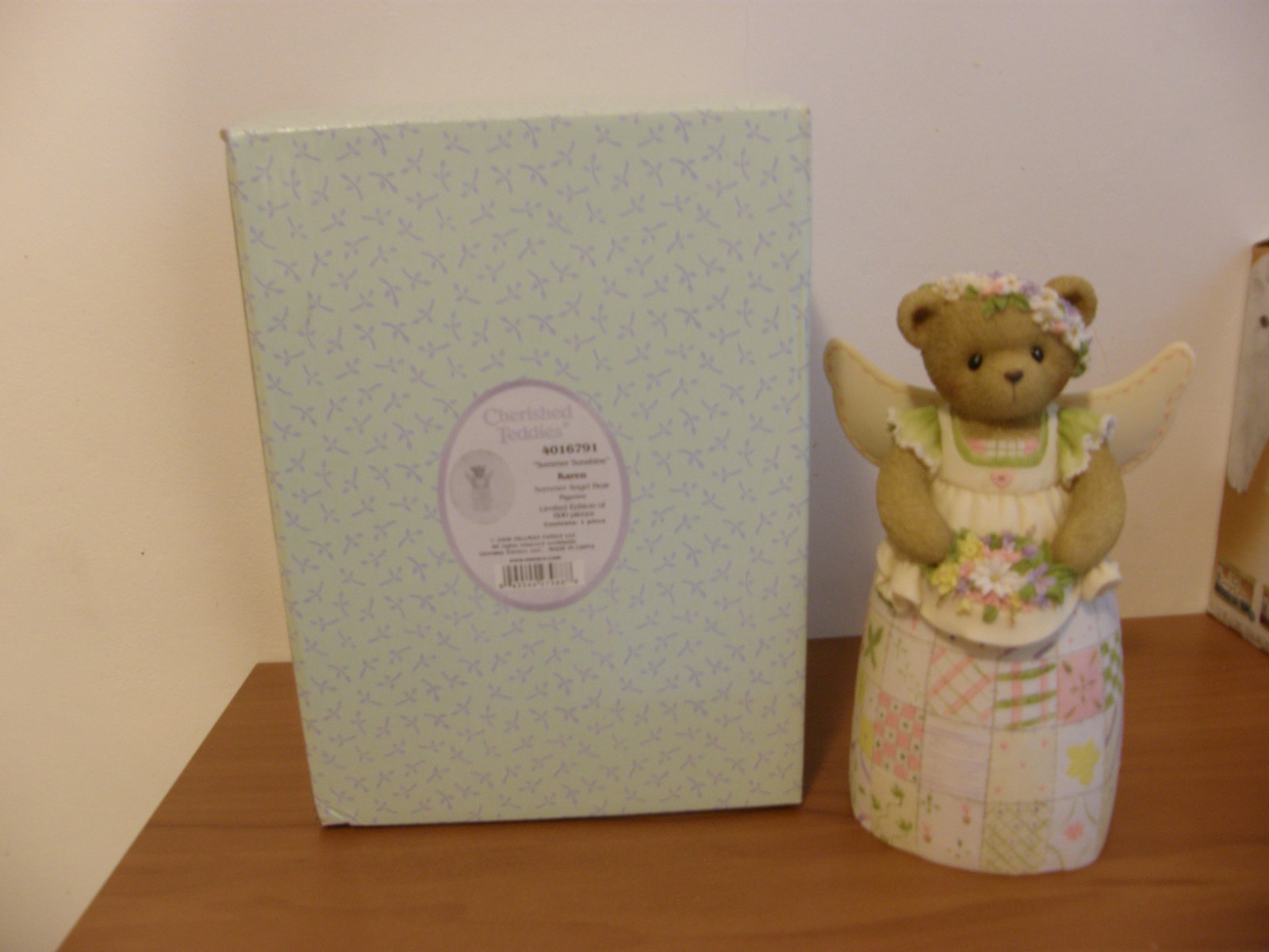 Cherished Teddies KAREN 4016791 LARGE SUMMER ANGEL Figurine ~ Rare & Retired LTD