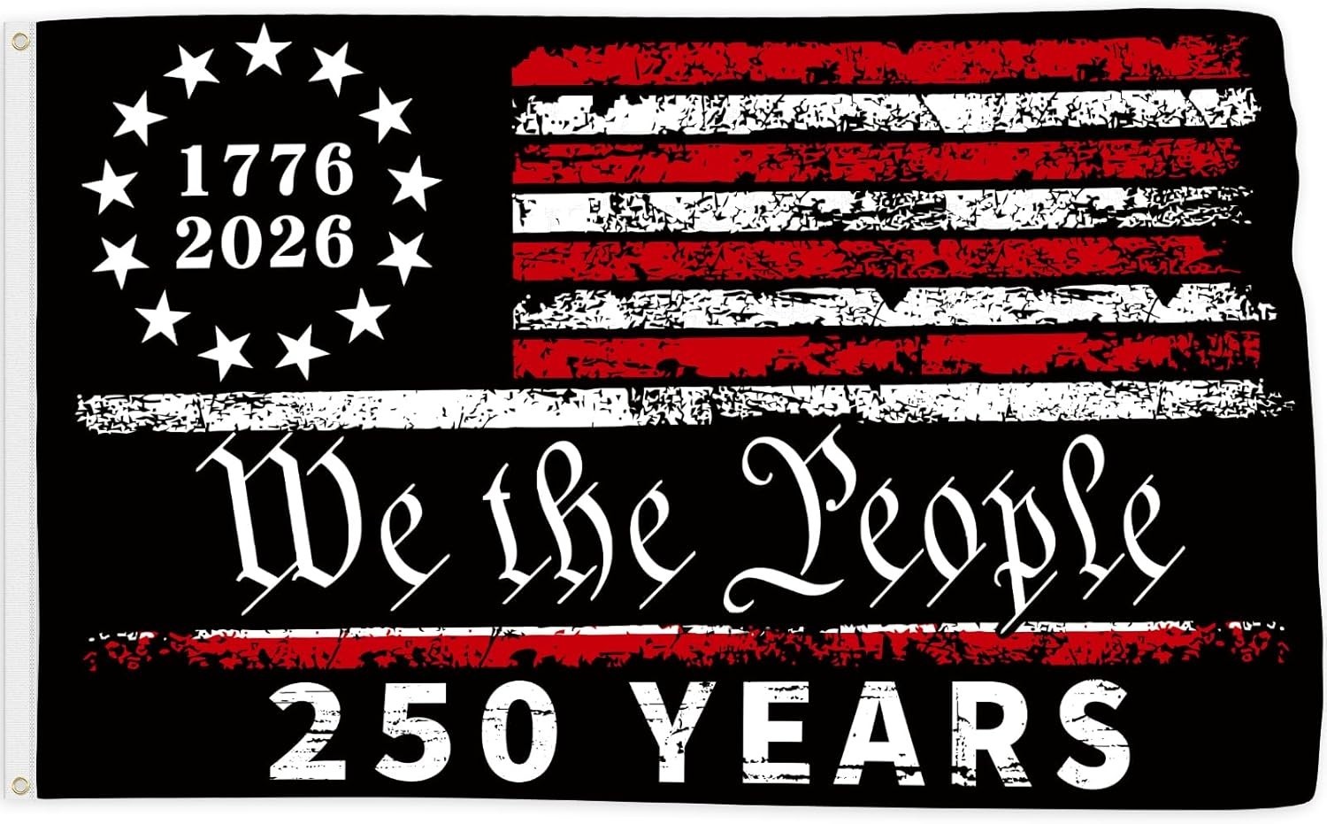 250 Anniversary Flag 3×5 Ft 250 Years of Freedom We The People 1776-2026 250th