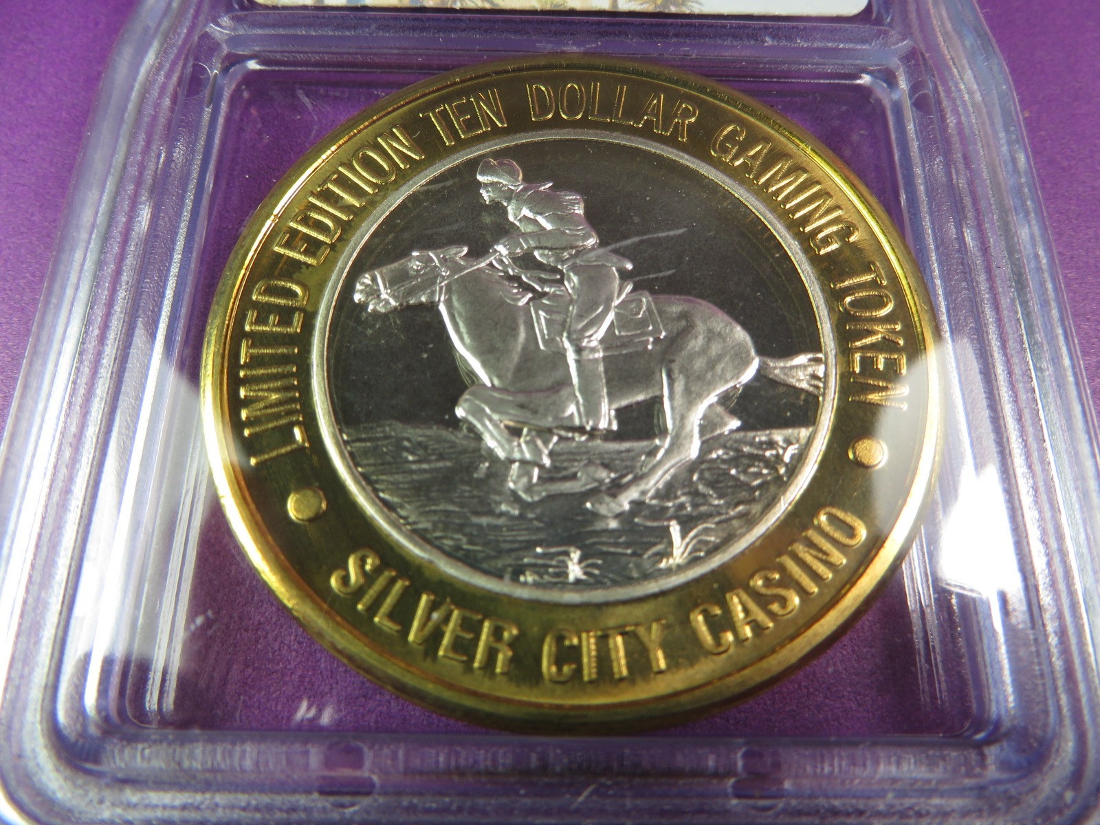 Casino Silver Strike Silver City Hotel Las Vegas NV Graded MS69 by ICG