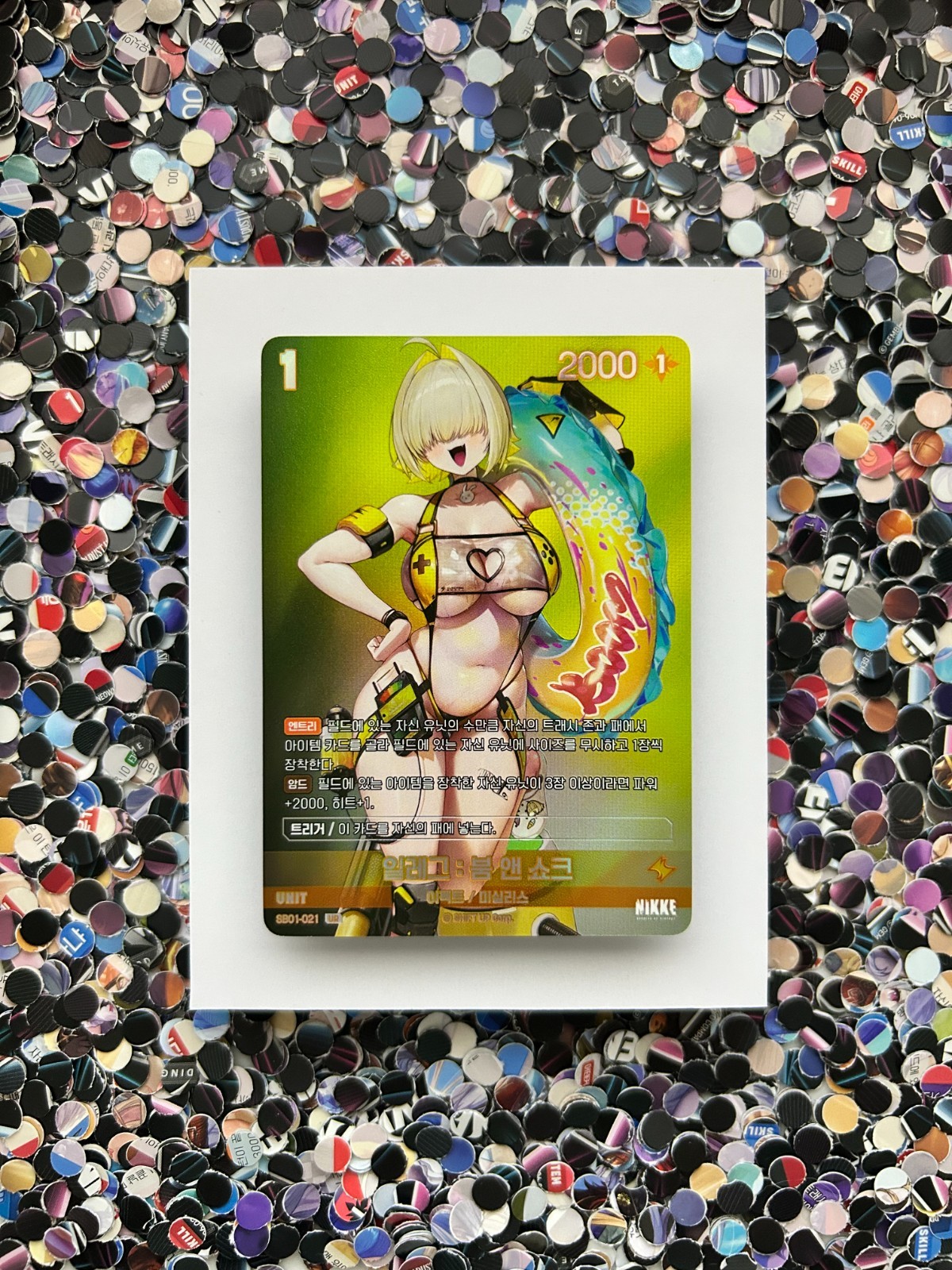 Goddess of Victory: NIKKE Nivel Arena Korean Card TCG Waifu SB01-021