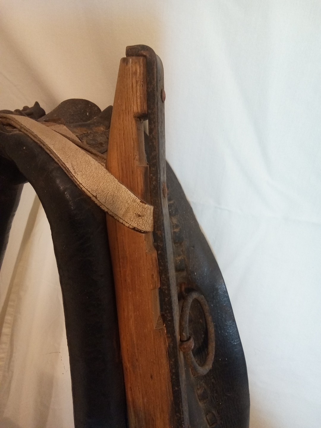 Antique Horse Collar Wall Mirror Western Art Rustic Decor