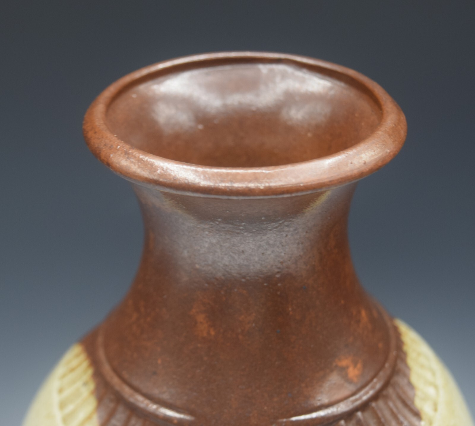 POTTERY CRAFT USA ROBERT MAXWELL DESIGN MID CENTURY MODERN LARGE VASE 10″