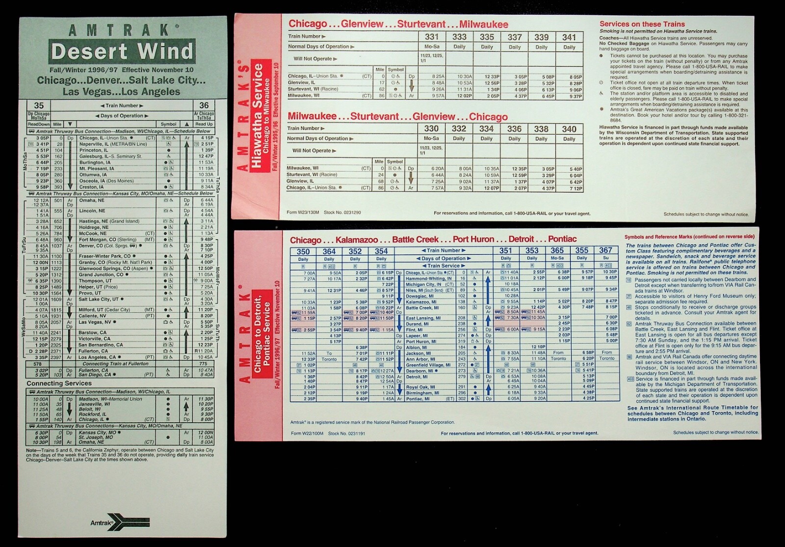 AMTRAK RAILROAD LARGE PAPER LOT – E16-C
