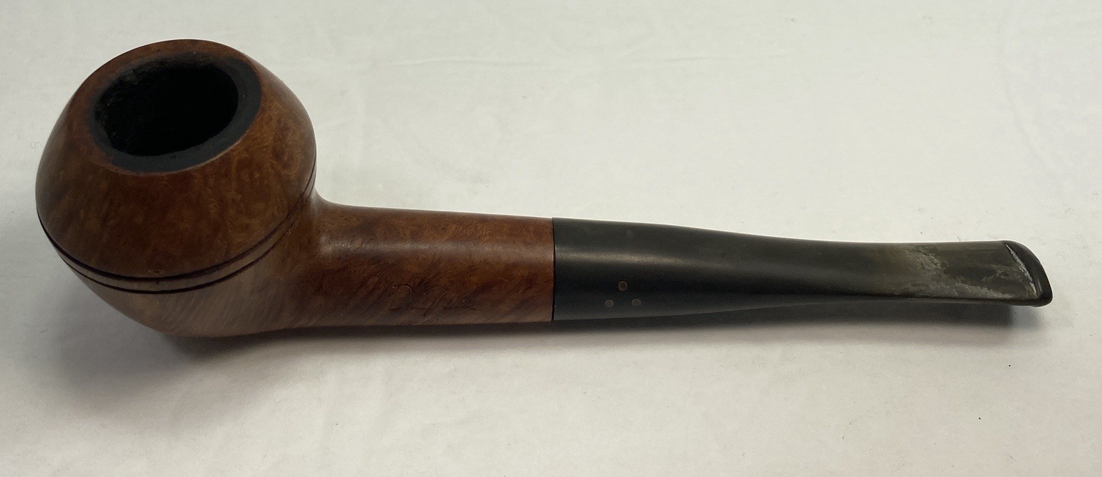 Brigham Mountaineer 316 Rhodesian Estate Pipe Italy 3-Dot Rock Maple Filter 300