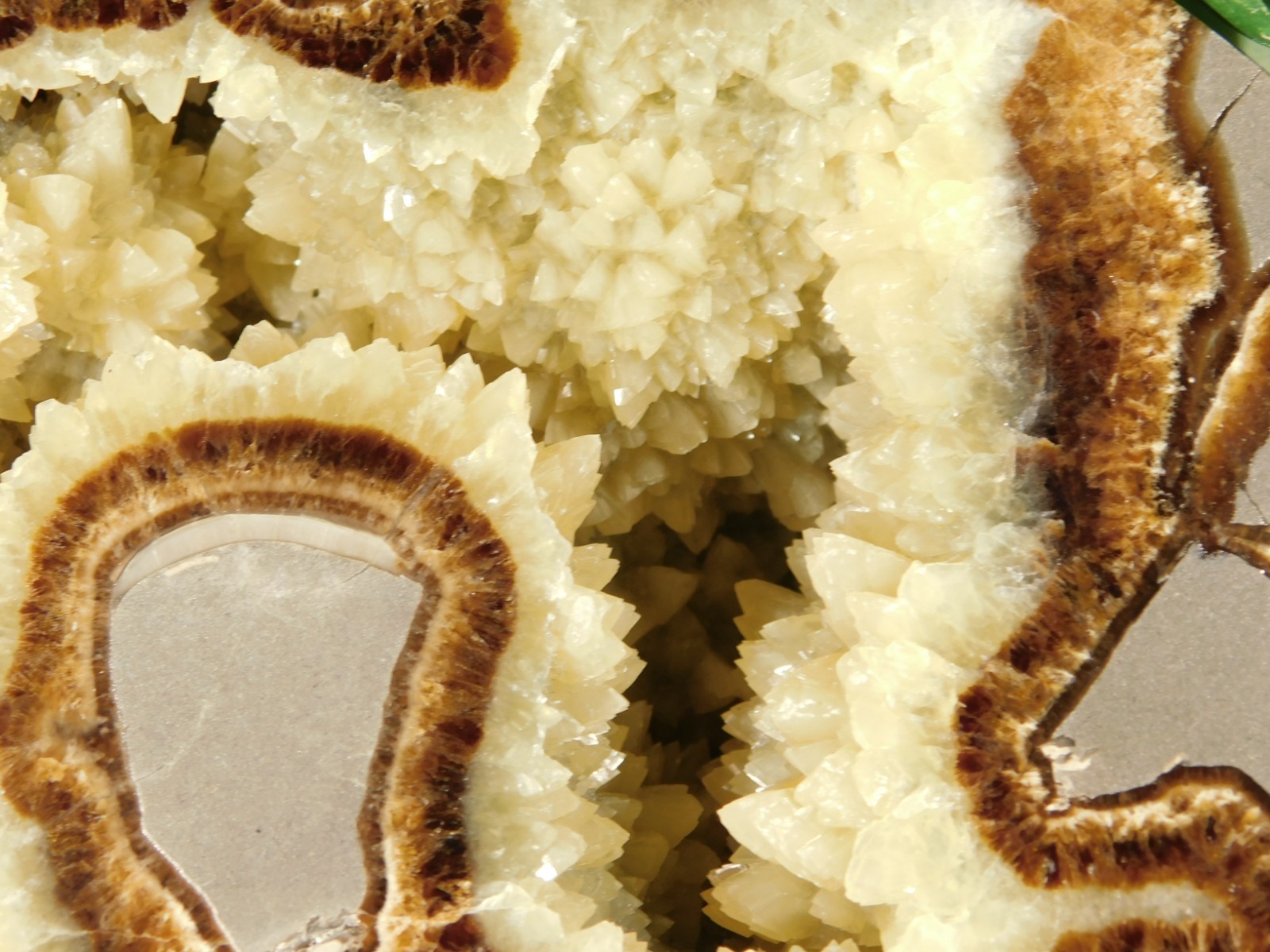 Larger! Polished AAA Crystal Filled Septarian GEODE FREE Standing Utah 852gr