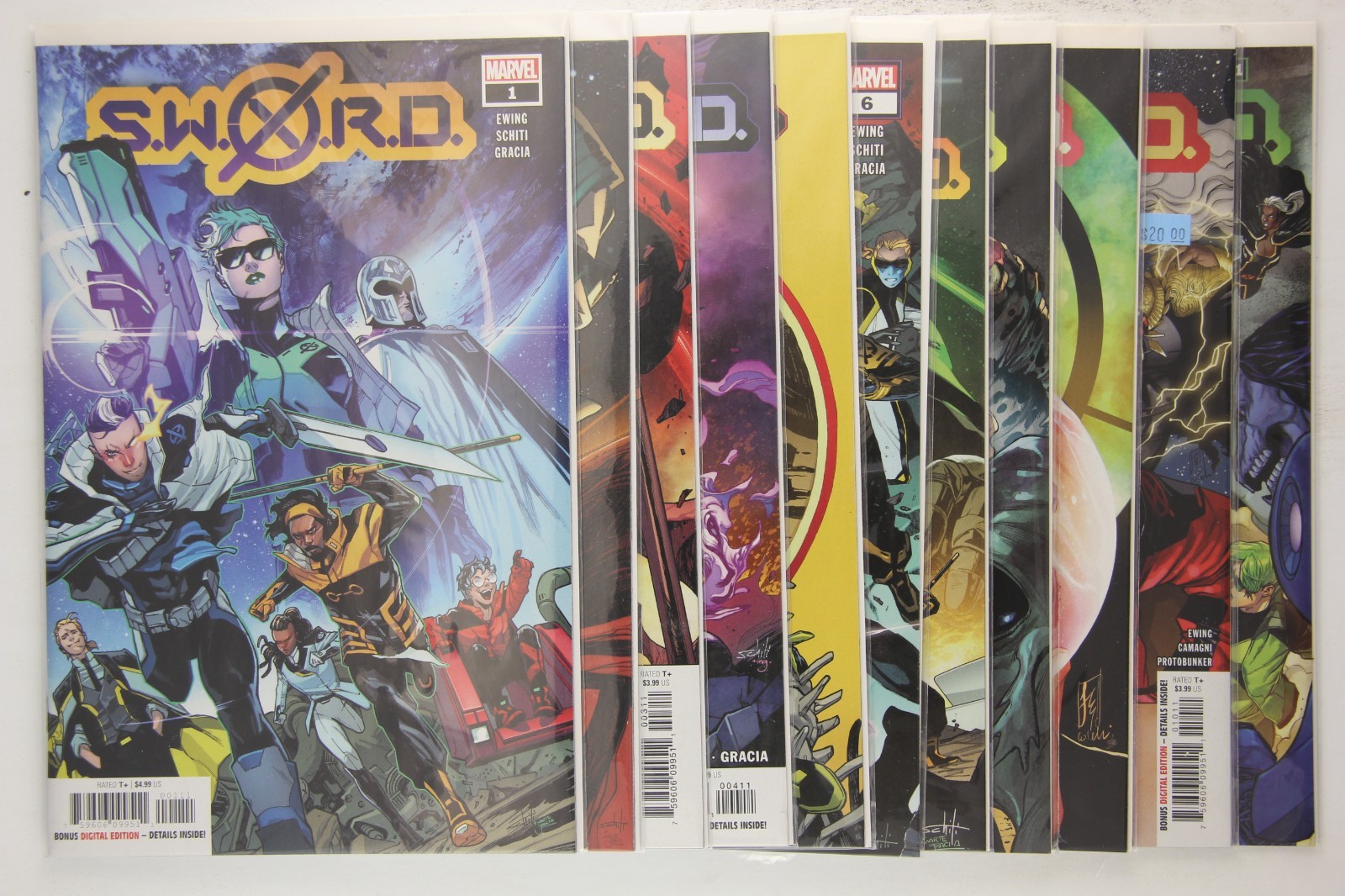 S.W.O.R.D. (Sword) #1-11 (2020) NM Complete Set Lot Al Ewing Marvel Comics