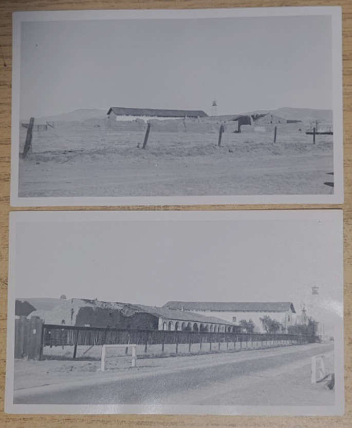 1923 CANDID PHOTOS…EARLY VIEWS OF OLD CALIFORNIA MISSION